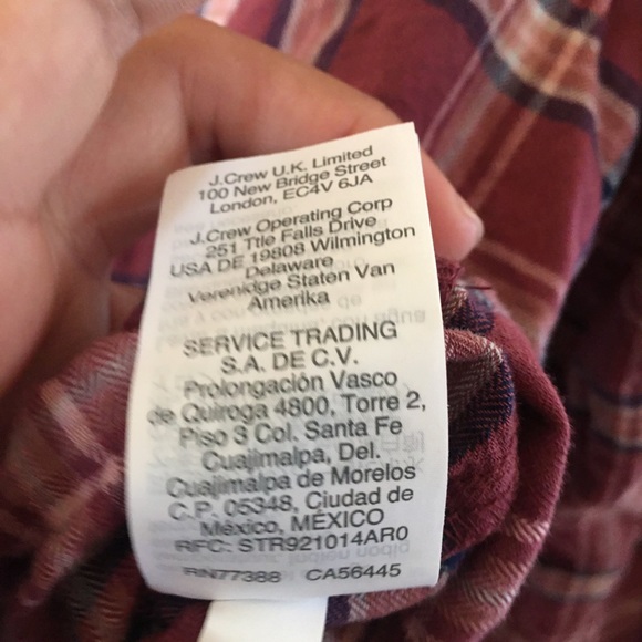 Madewell V-Neck Button-Down Shirt in Stratfield Plaid Size Small - Picture 13 of 13